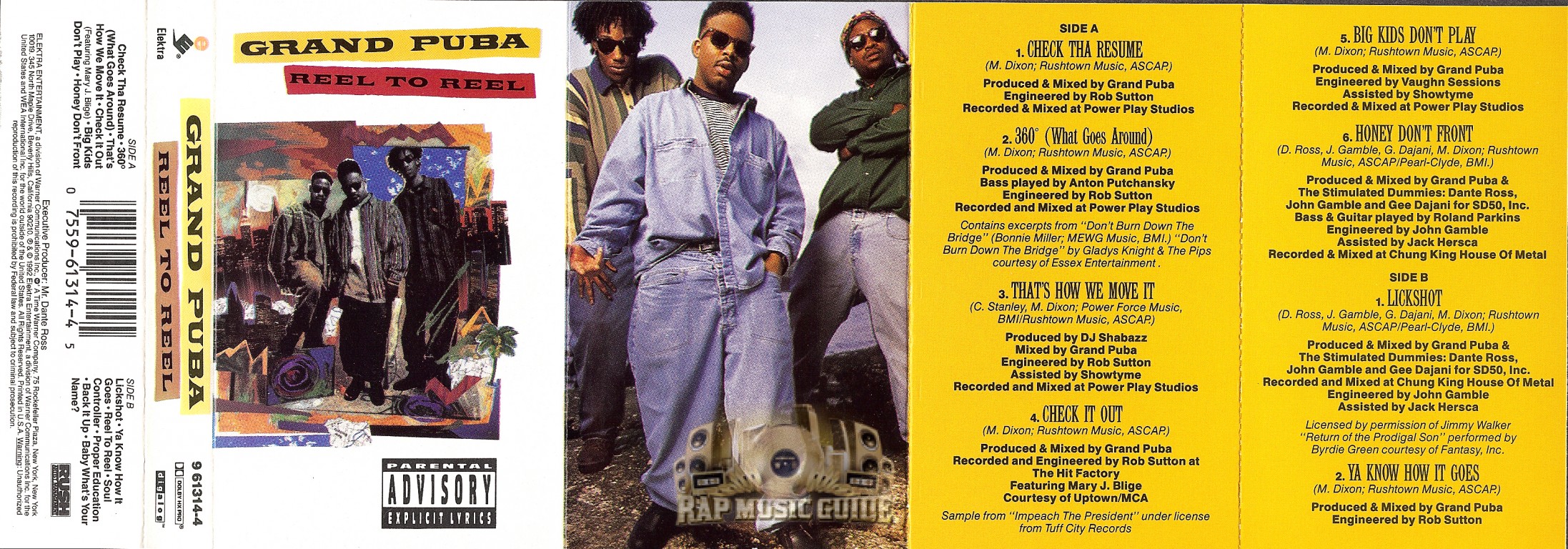 Grand Puba - Reel To Reel: Cassette Tape | Rap Music Guide